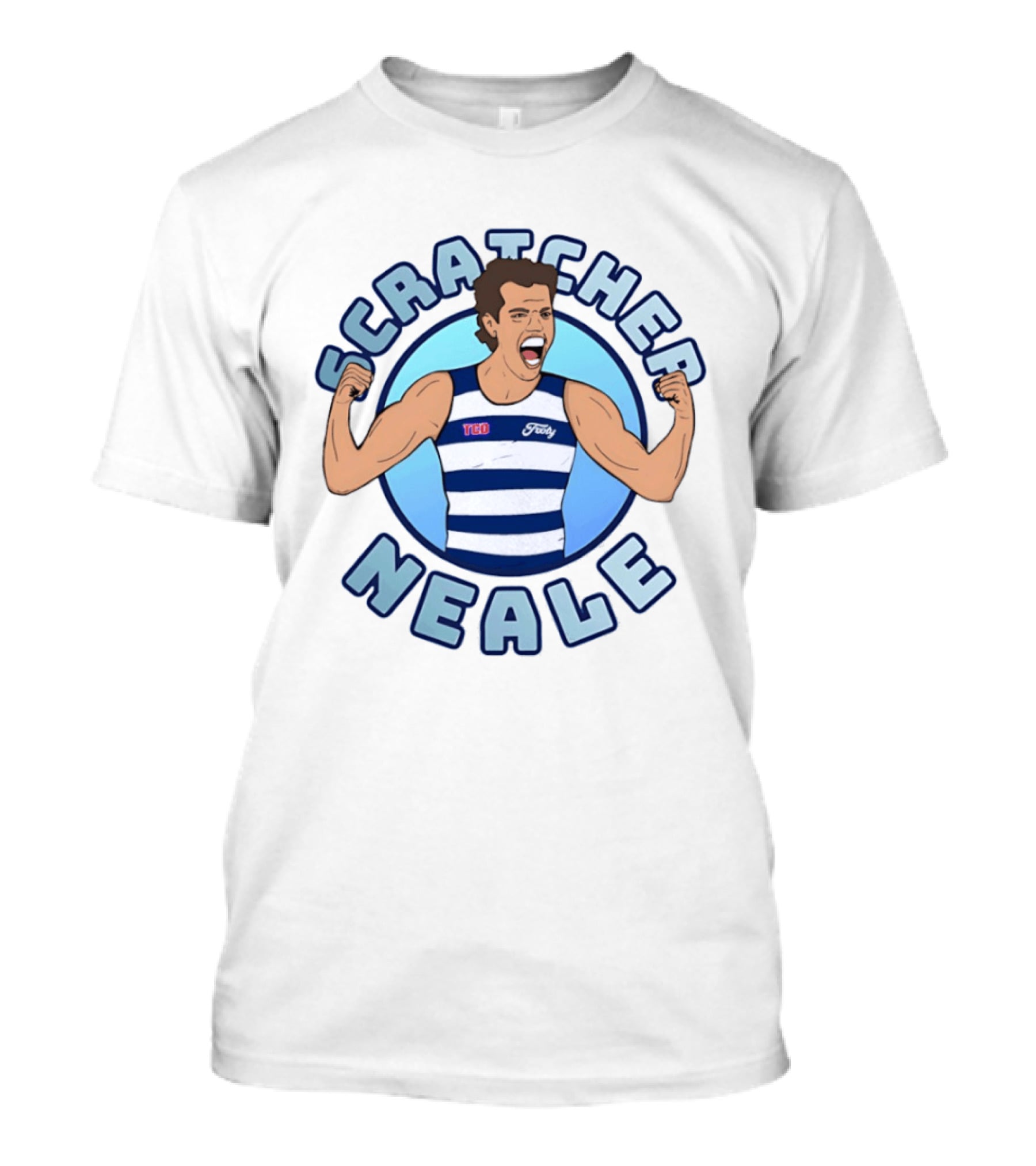 SCRATCHER NEALE AFL Brisbane Lions Lachie Neale Scream T-Shirt