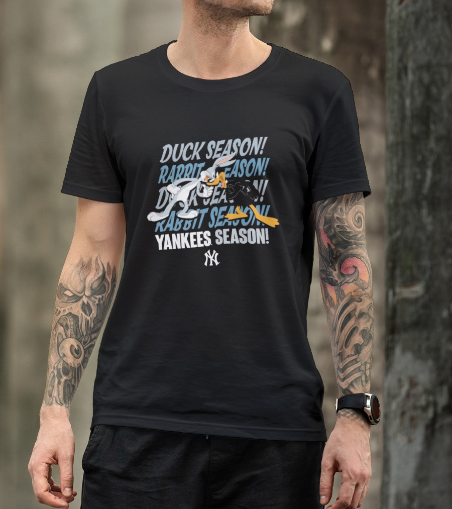 Looney Tunes X New Era MLB Yankees Season Bugs Bunny Yankees Collection T-Shirt