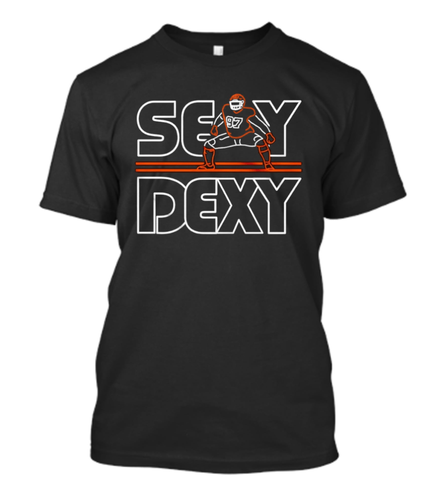 Sex Dexy Sexy Dexy 97 Football Player Cincinnati Bengals T-Shirt