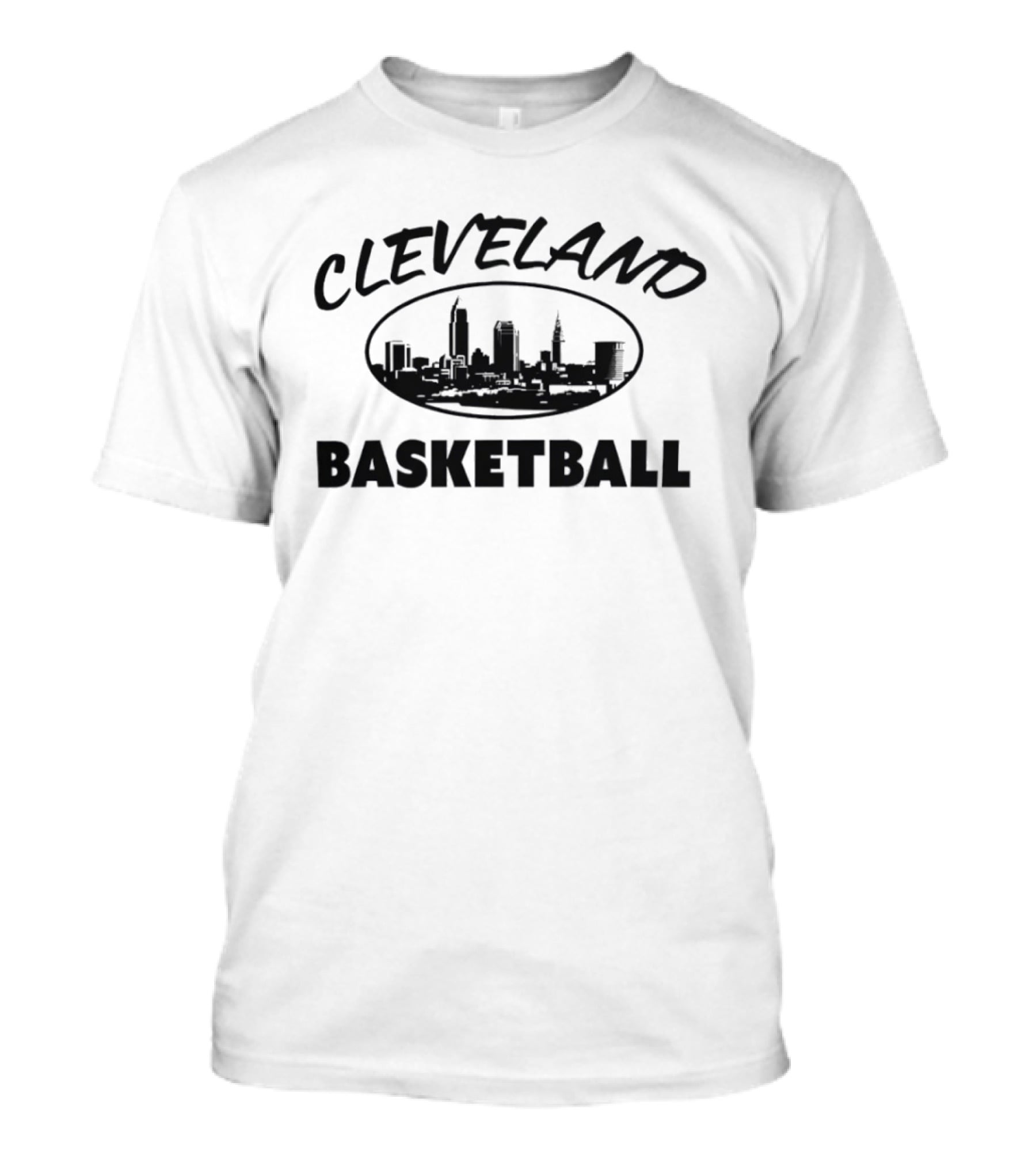 Cleveland Basketball Land Skyline Collective T-Shirt