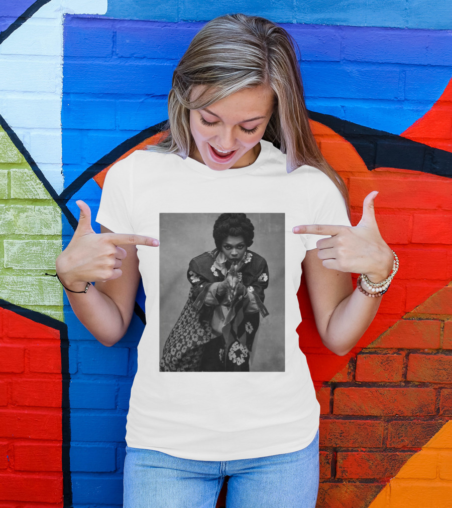 Denim Tears Ms. Lauryn Hill Iconic Style Photo T-Shirt
