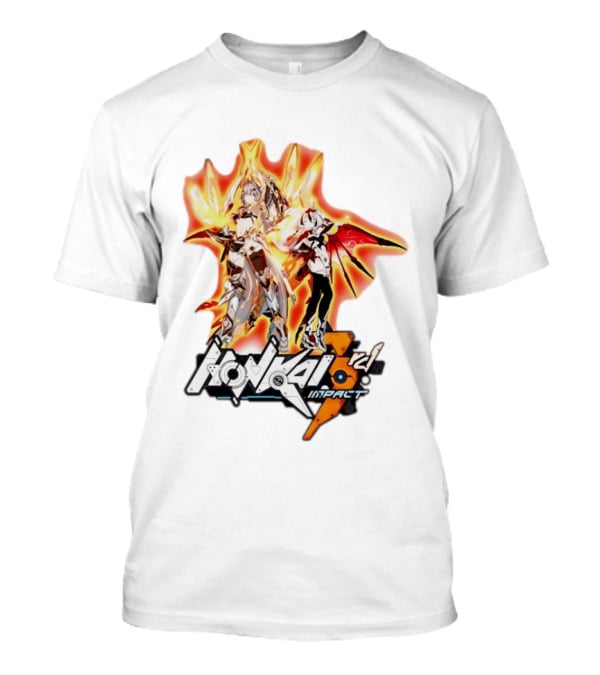 Honkai Impact 3rd HoYoverse Flame Armor Characters T-Shirt