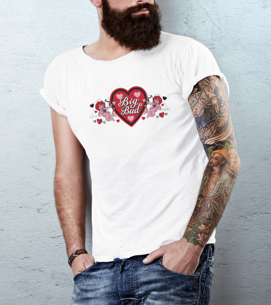 Big Bud Cupid Heart Love T-Shirt