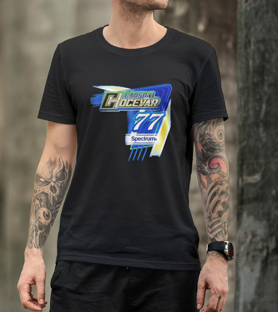 Carson Hocevar #77 Spectrum Racing Nascar T-Shirt
