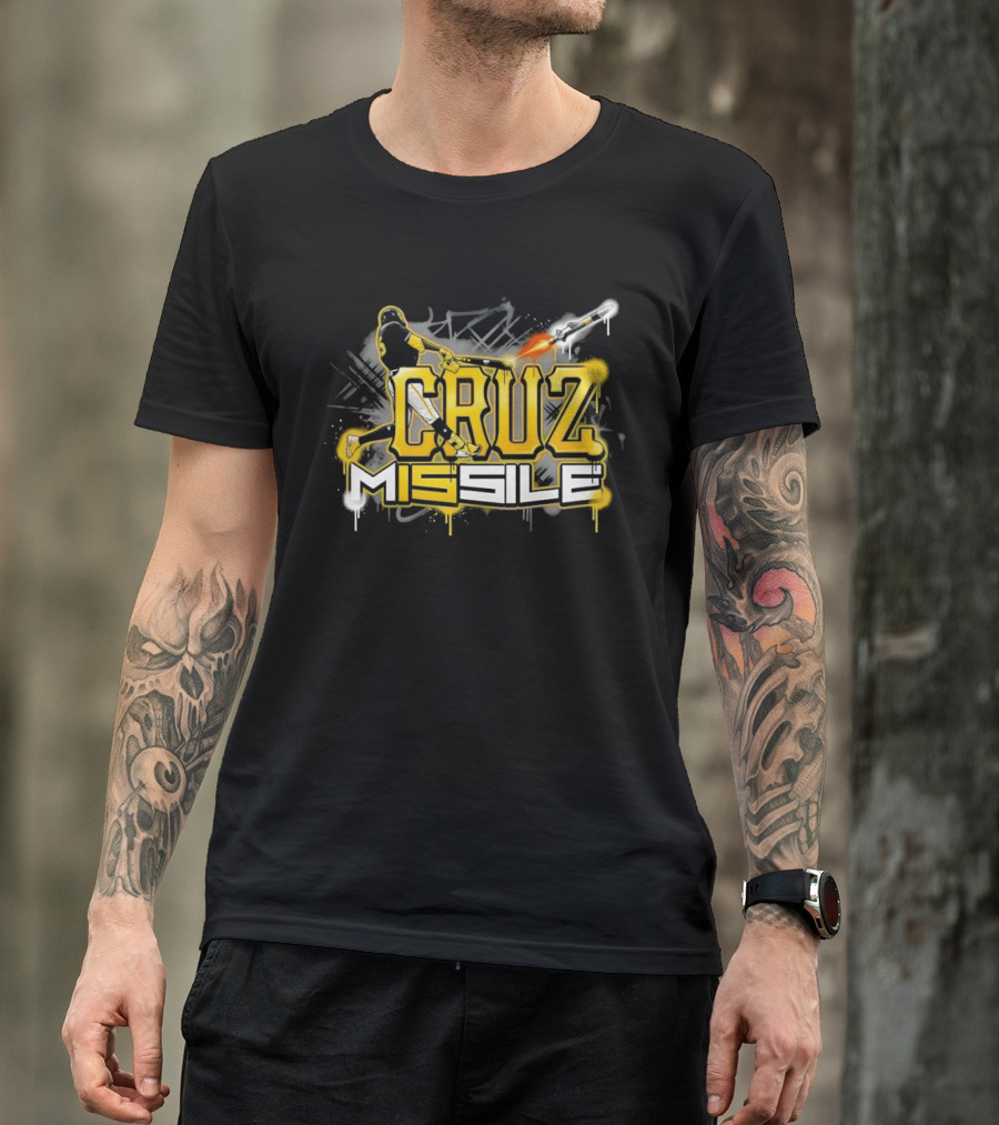 Cruz M15sile O'Neil Cruz Pittsburgh Pirates Baseball Graffiti T-Shirt