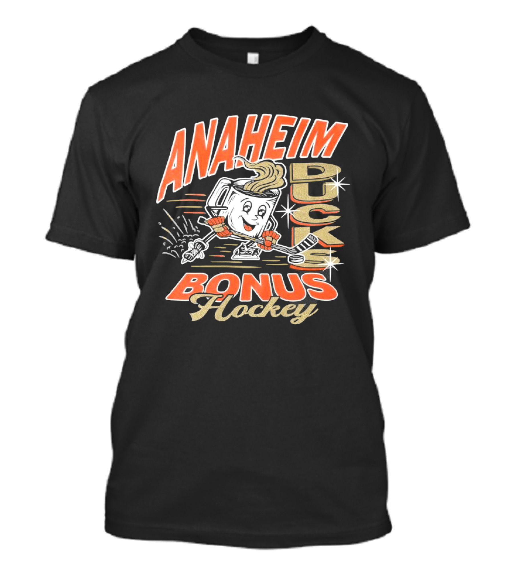 Anaheim Ducks Puck Bonus Hockey T-Shirt