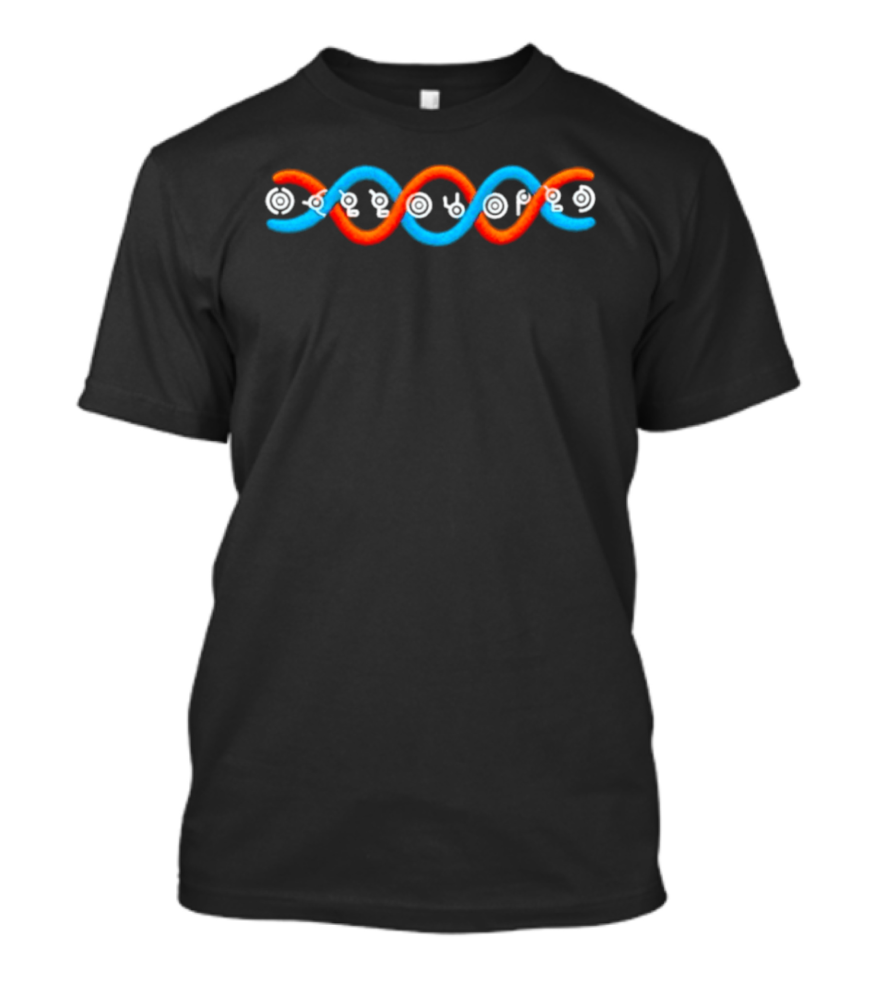 DNA Snacky Boy Hello World Deoxys Spiral T-Shirt
