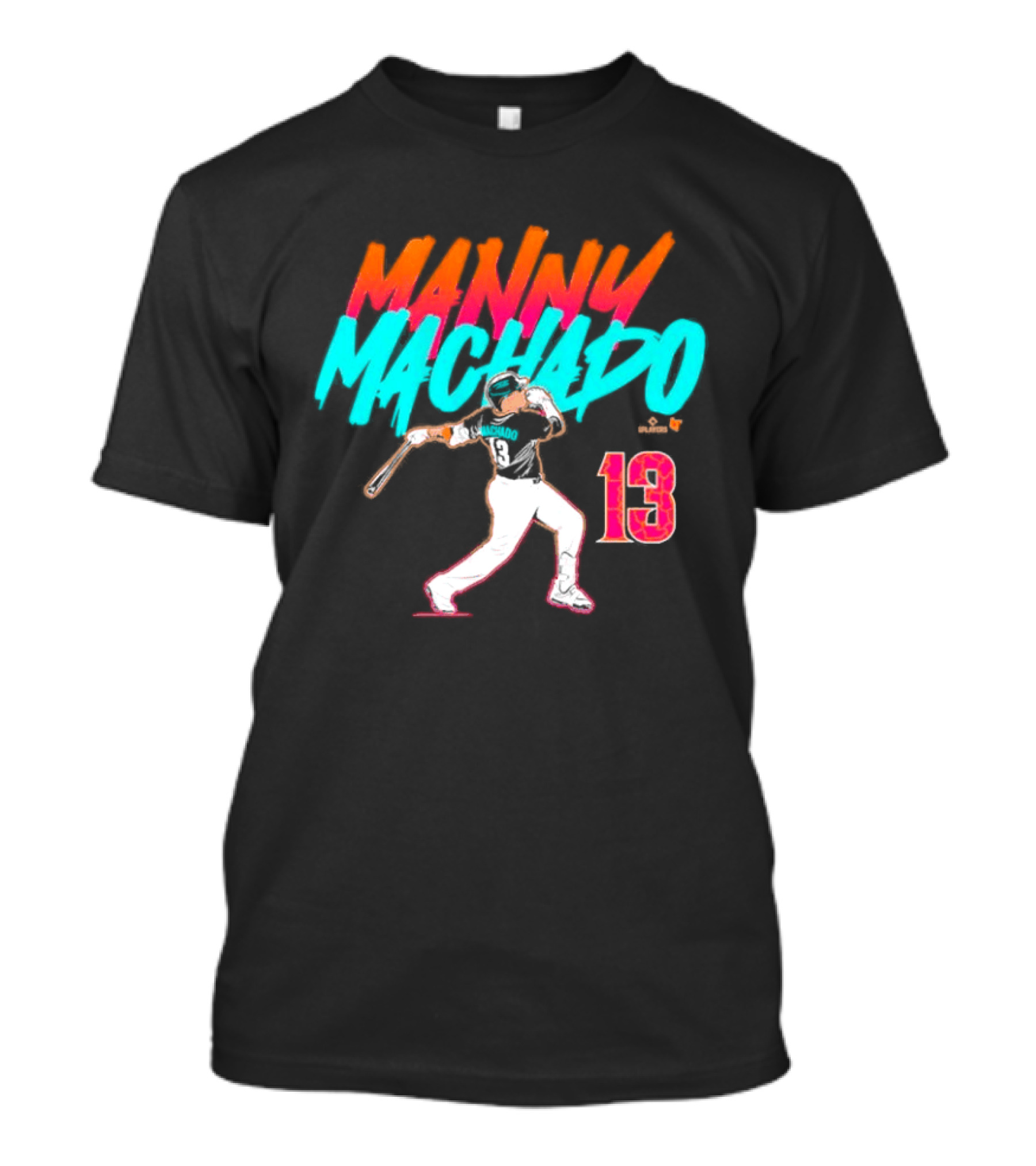 Manny Machado 13 Slugger Swing City Edition T-Shirt