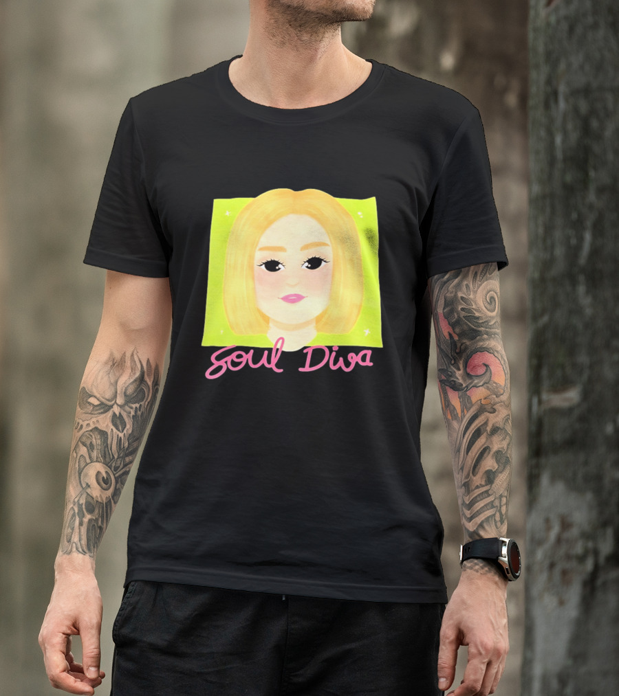 Soul Diva Blonde Cartoon T-Shirt