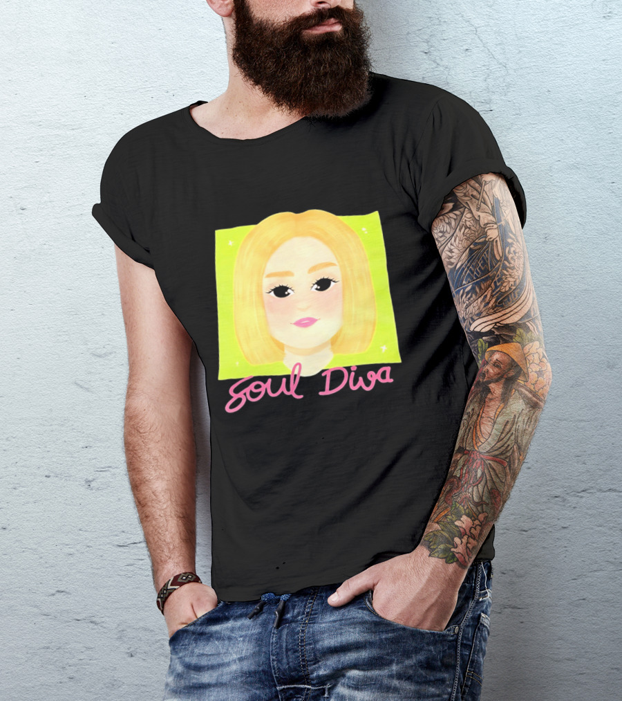Soul Diva Blonde Cartoon T-Shirt