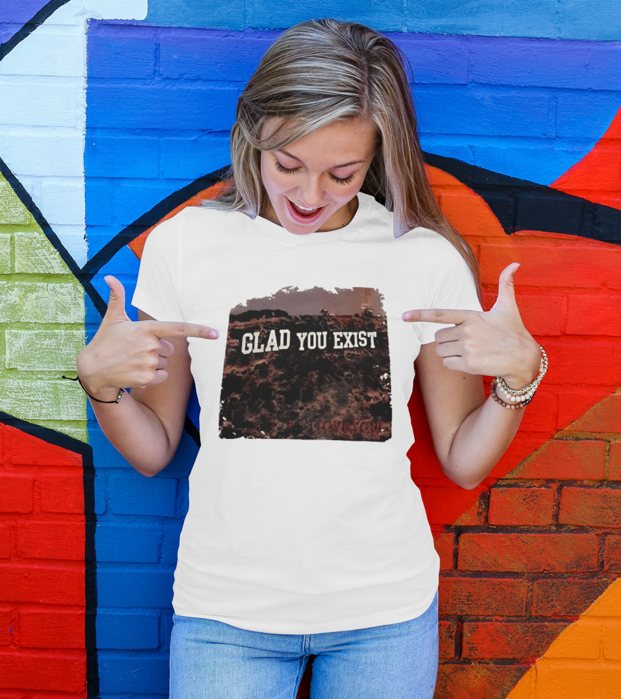 Brandy Melville Glad You Exist Pajama Party Collection T-Shirt