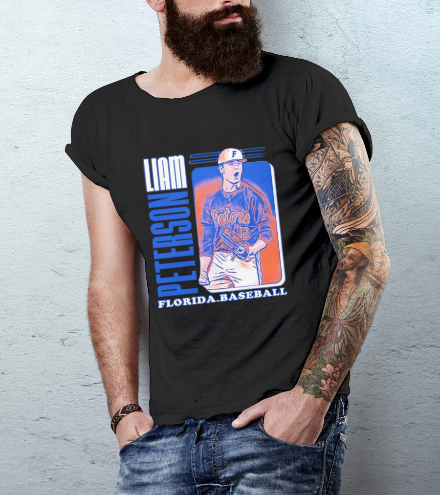 Liam Peterson Florida Gators Baseball Player T-Shirt