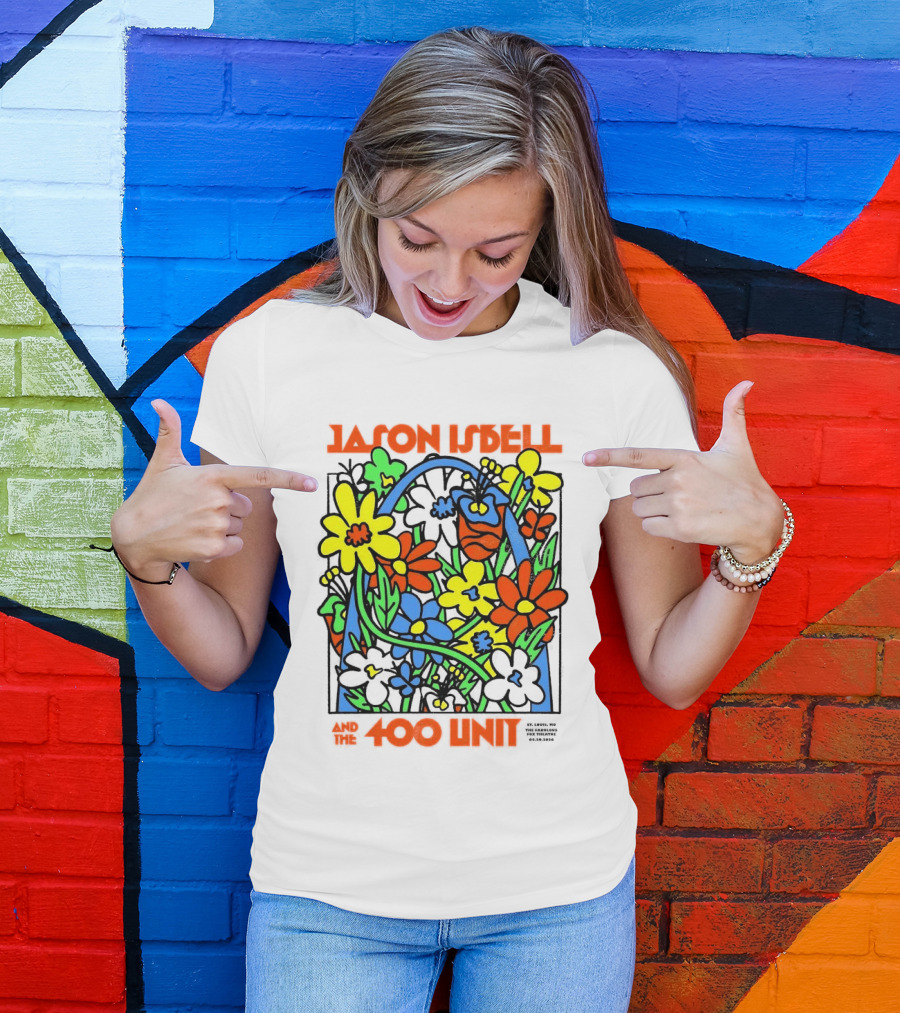 Jason Isbell The 400 Unit St. Louis Fabulous Fox Theatre April 29 2026 Flower Arch T-Shirt