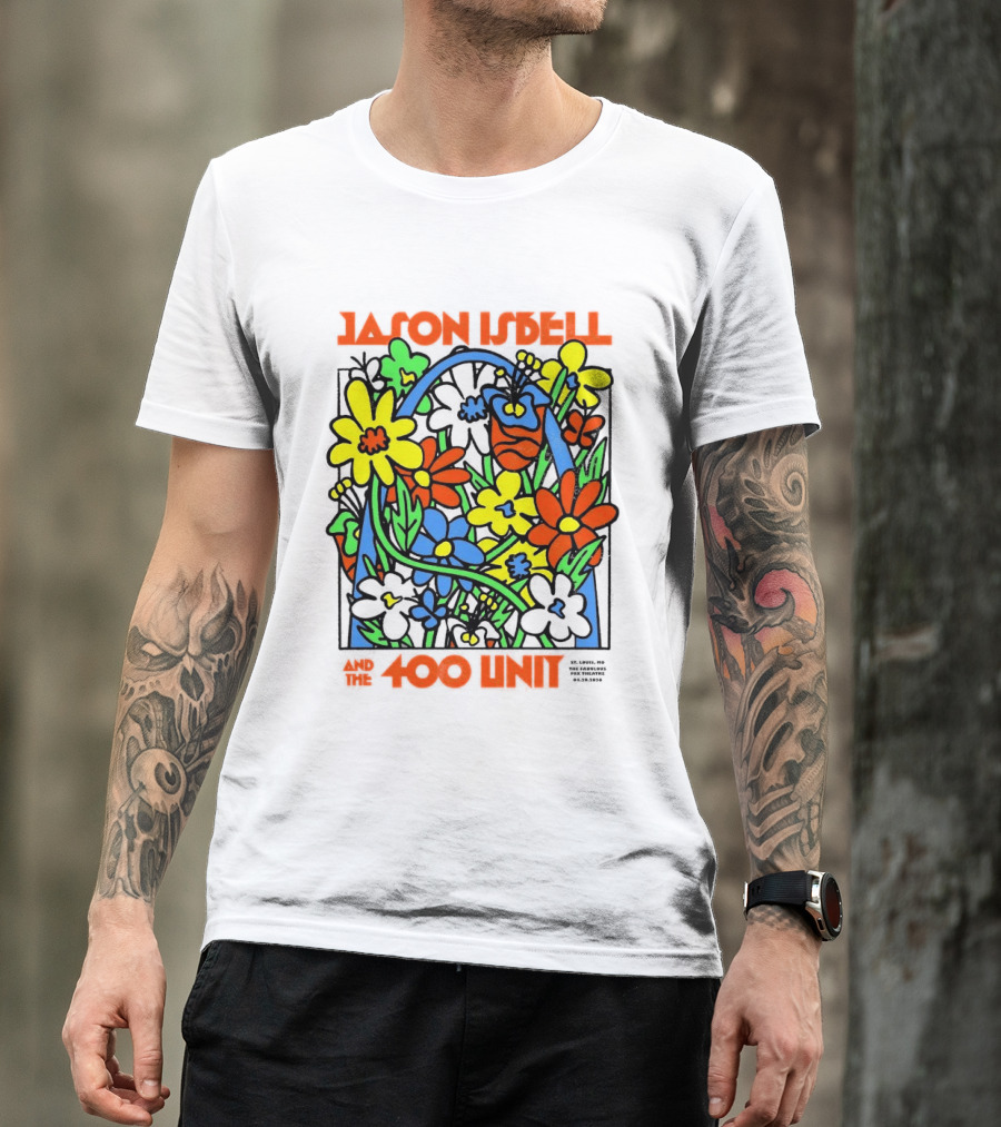 Jason Isbell The 400 Unit St. Louis Fabulous Fox Theatre April 29 2026 Flower Arch T-Shirt