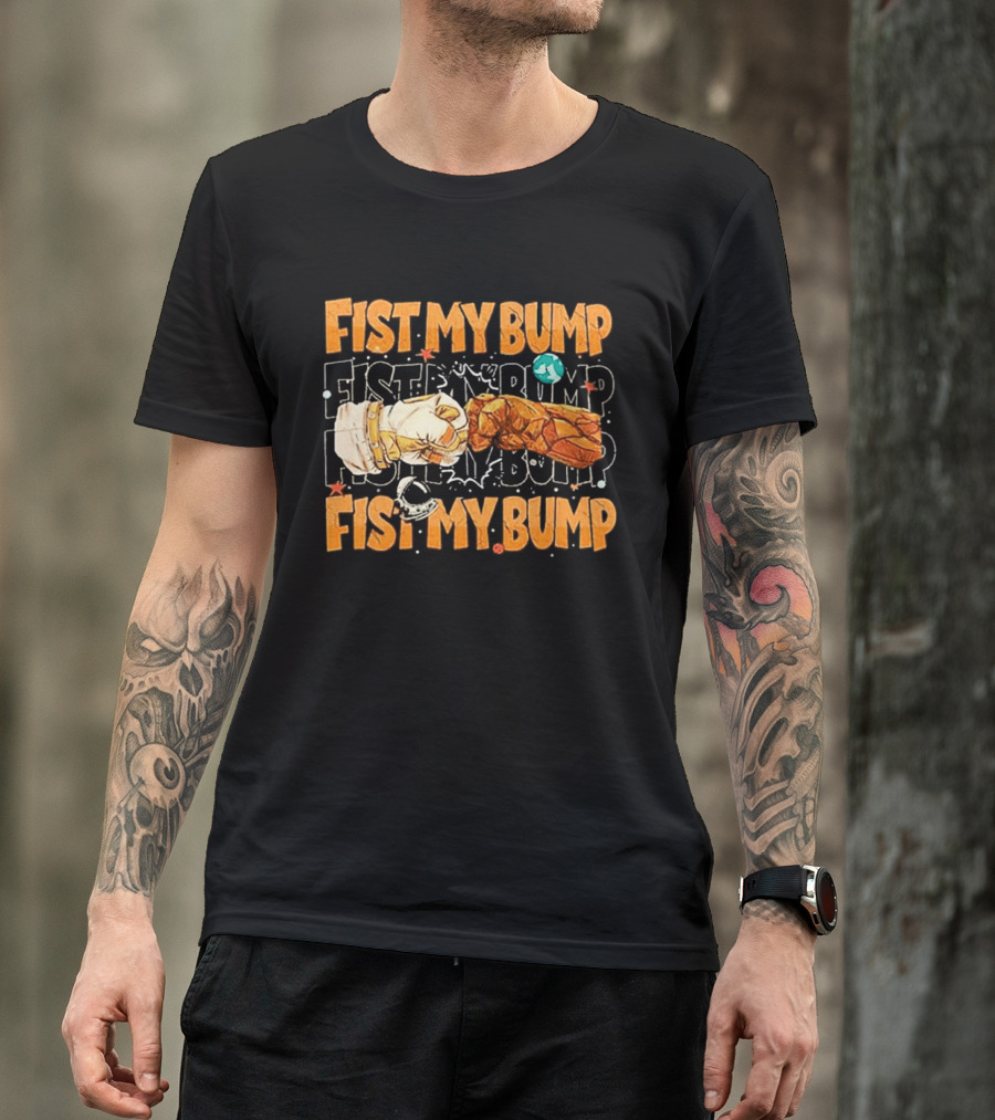 Fist My Bump Grace And Rocky Cartoon Style Fist Bump T-Shirt
