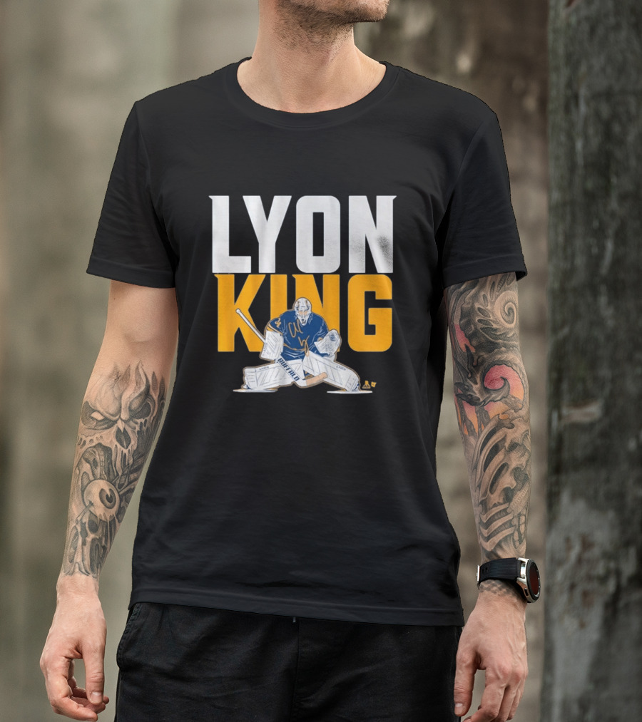 Lyon King Buffalo Goalie Sports Fan T-Shirt