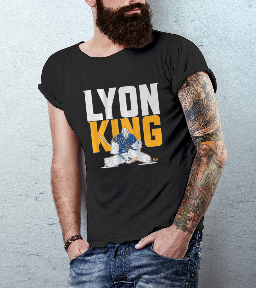 Lyon King Buffalo Goalie Sports Fan T-Shirt