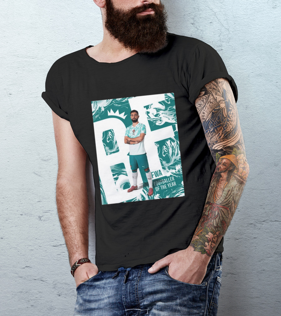 FWA Footballer Of The Year Portuguese Bruno Fernandes T-Shirt