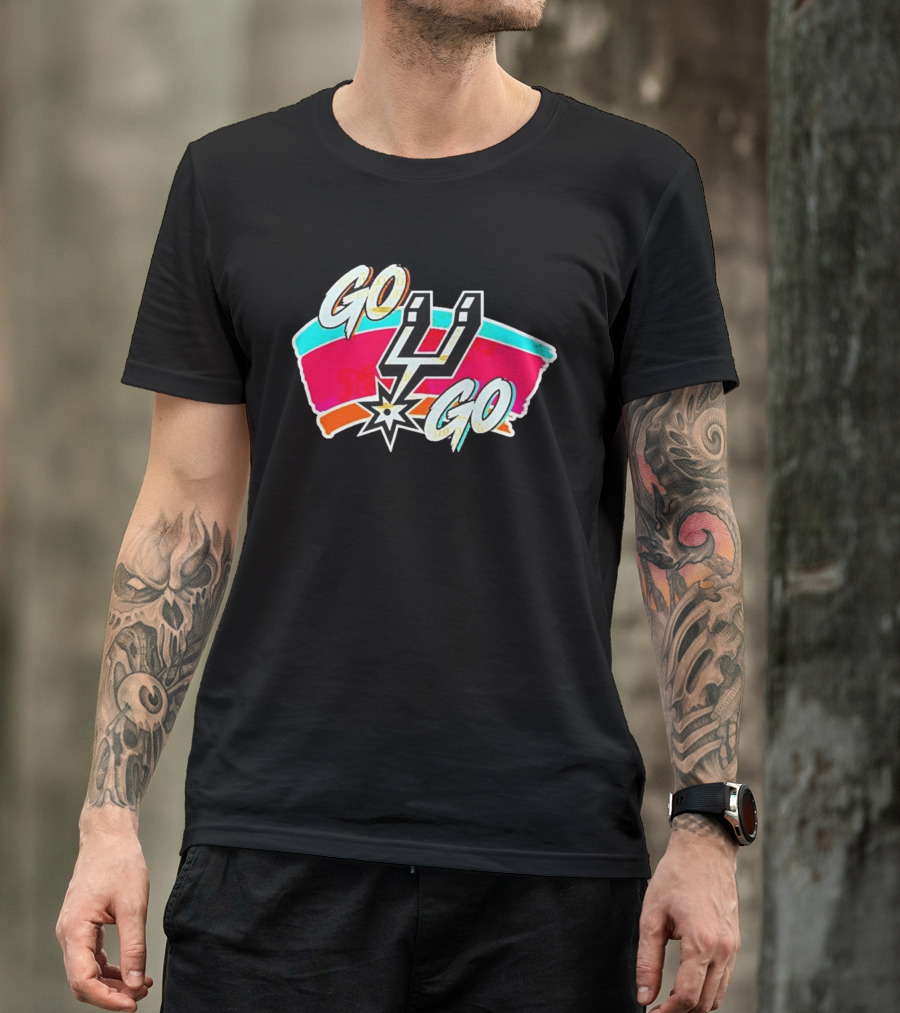 Go Spurs Go Basketball Game Day Spurs T-Shirt