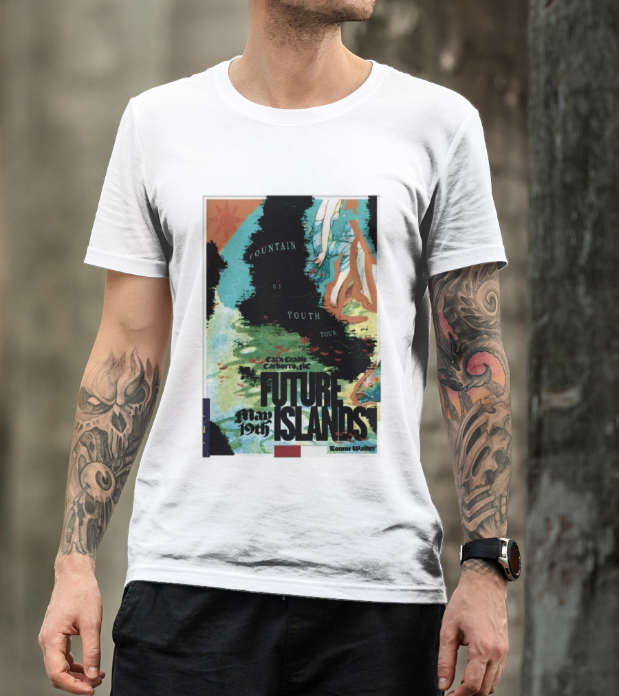 May 19 2026 Future Islands At Cat's Cradle Carrboro NC Fountain Of Youth Tour T-Shirt