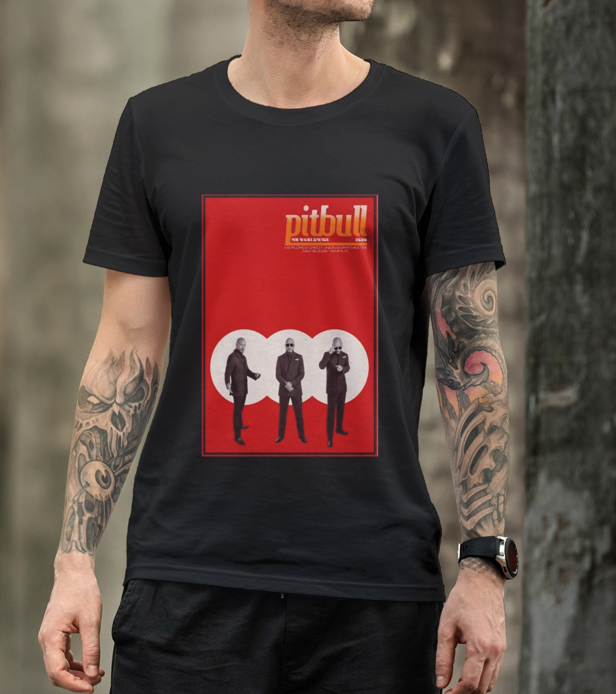 Pitbull Mr. Worldwide 2026 MidFlorida Credit Union Amphitheatre May 16 Tampa FL T-Shirt