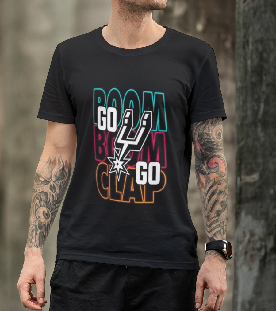 Go Spurs Boom Boom Clap Go Clap T-Shirt