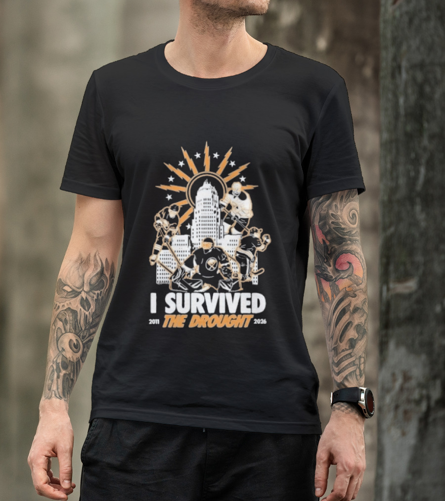 Buffalo Sabres I Survived The Drought 2011 2026 Iconic Hockey Celebration T-Shirt