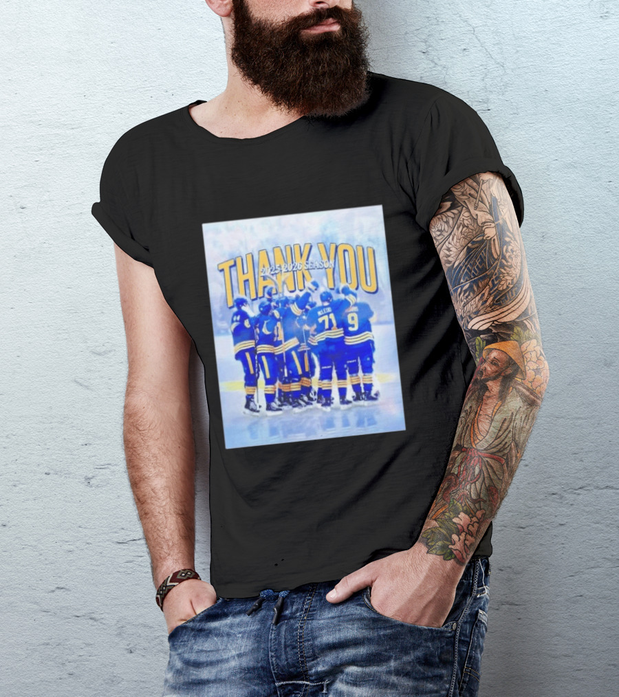 Buffalo Sabres Thank You 2025 2026 Season Players T-Shirt