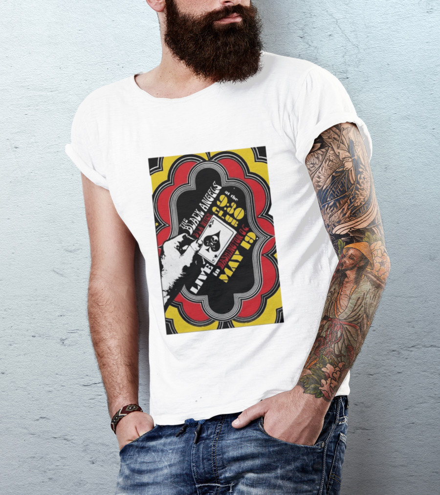 The Black Angels Live Washington DC May 19 2026 Playing Card T-Shirt
