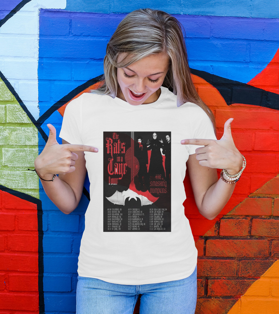 The Smashing Pumpkins Rats In A Cage Tour 2026 T-Shirt