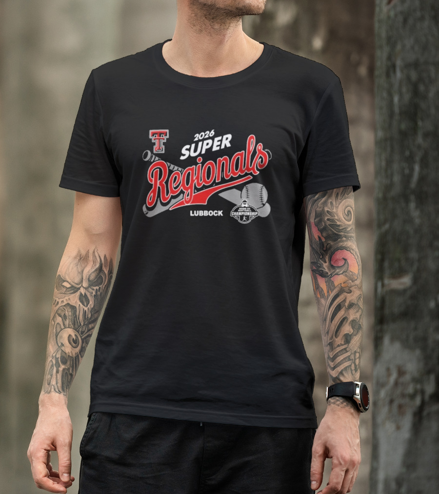 Texas Tech Red Raiders 2026 Super Regionals Lubbock T-Shirt