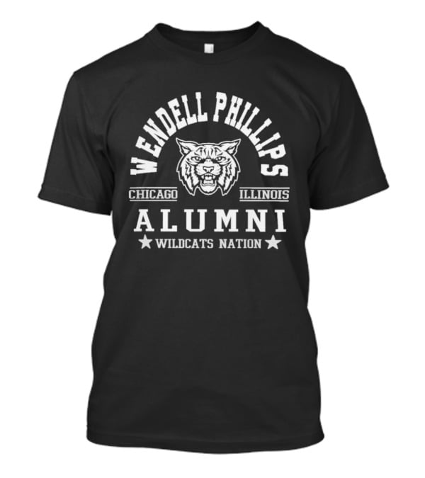 Wendell Phillips Wildcats Nation Alumni Chicago Illinois T-Shirt