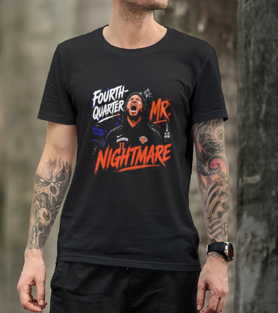 Fourth Quarter Mr. Nightmare New York Knicks T-Shirt
