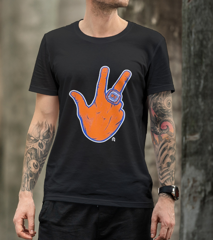 World Champion NY Ring Finger Gesture T-Shirt