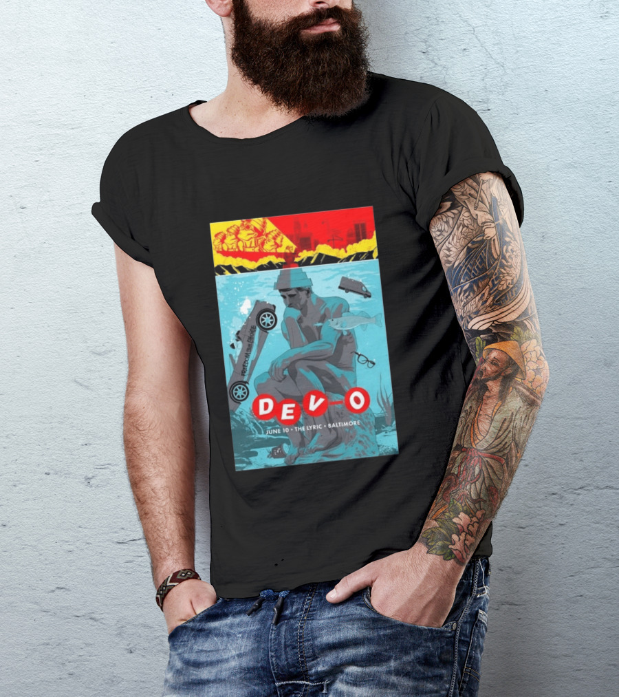 Devo June 10 2026 The Lyric Baltimore Freedom Of Choice T-Shirt