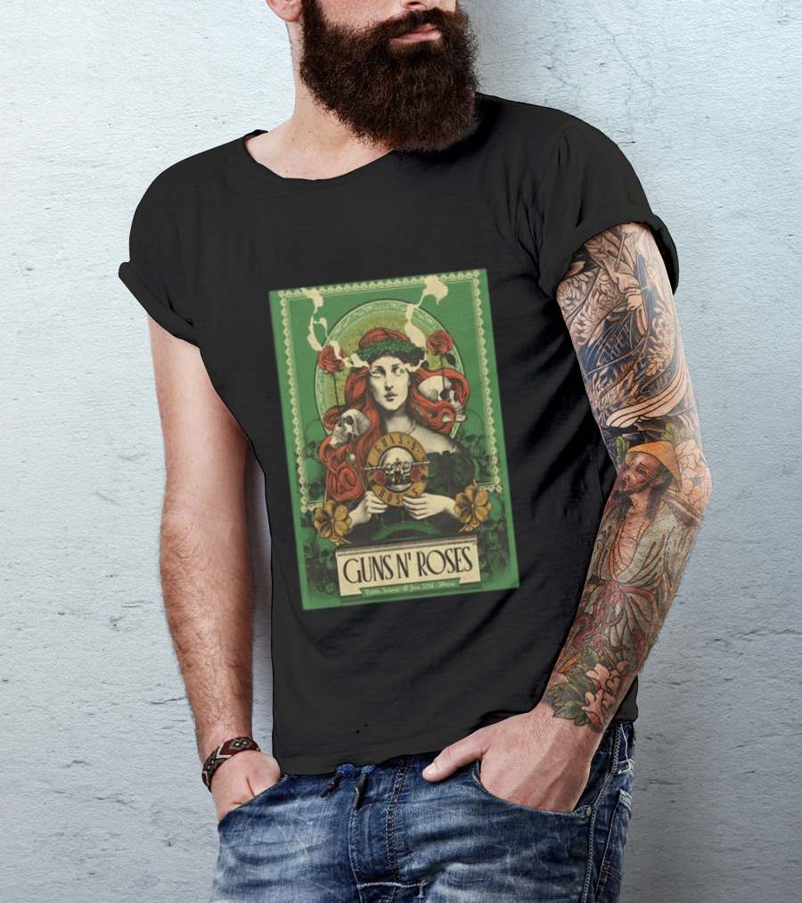 Guns N' Roses Dublin Ireland June 10 2026 Athena T-Shirt