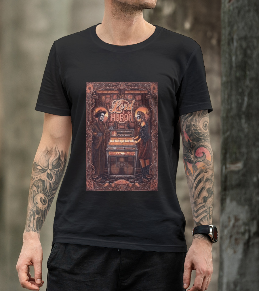 Lord Huron June 11th 2026 Skeletons Jukebox Fiddler's Green Amphitheatre T-Shirt