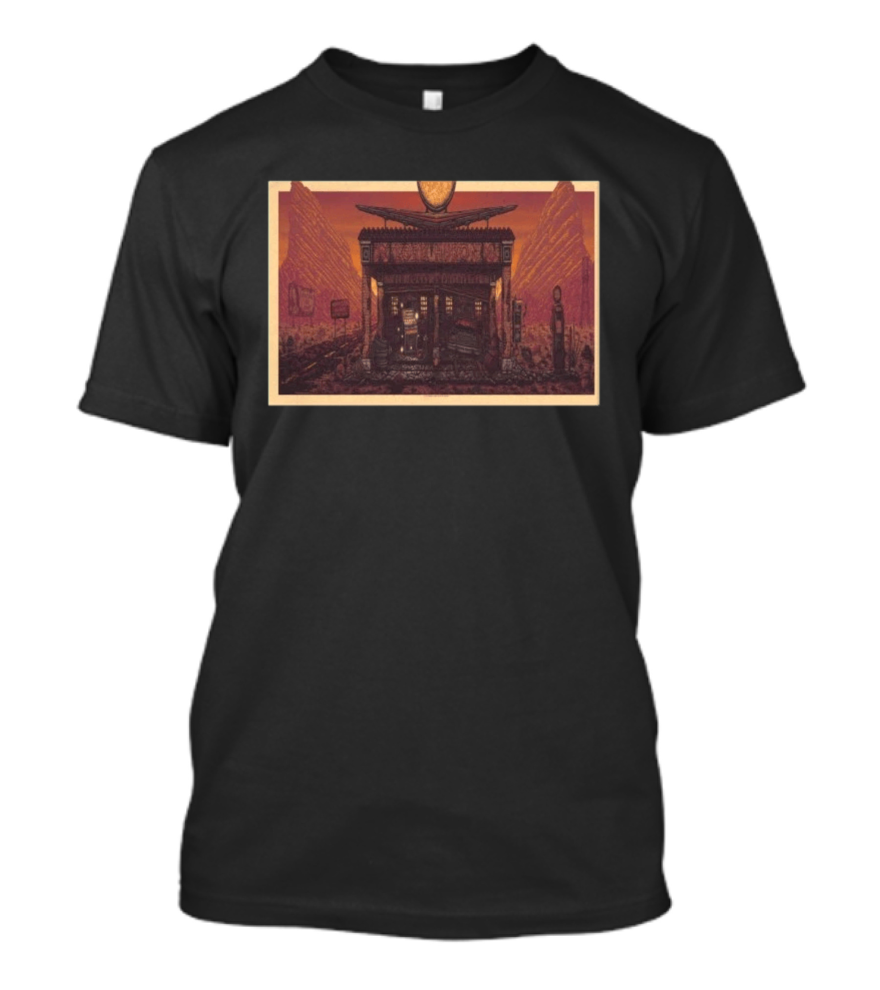 Lord Huron Tour Morrison Colorado June 10 2026 Desert Gas Station T-Shirt