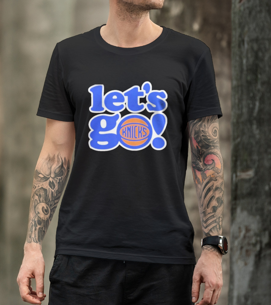 New York Knicks Let's Go NBA 2026 Celebration T-Shirt
