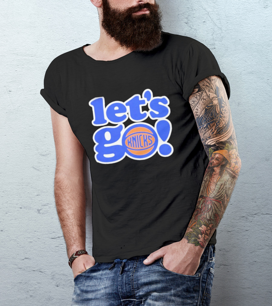 New York Knicks Let's Go NBA 2026 Celebration T-Shirt