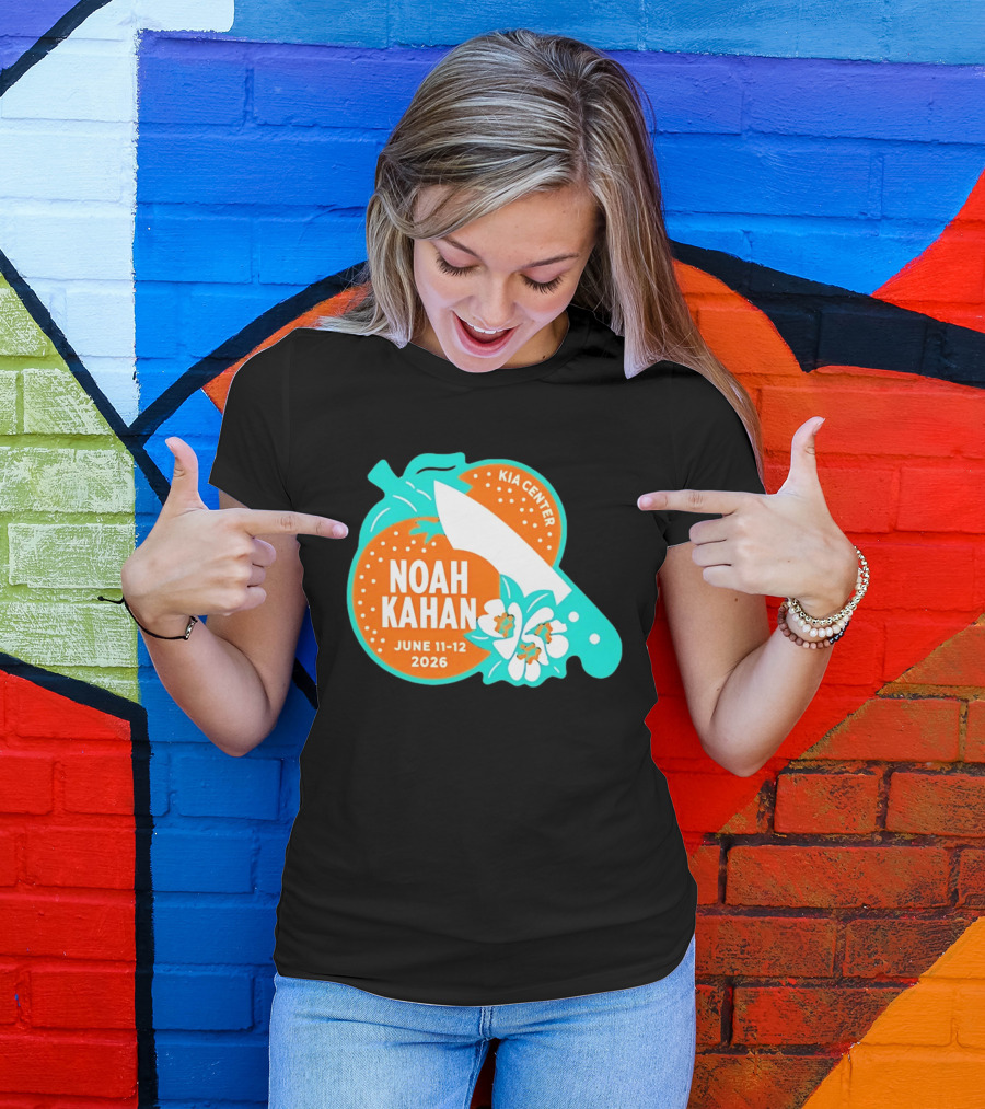 Noah Kahan June 11 12 2026 Kia Center Event Orlando FL T-Shirt