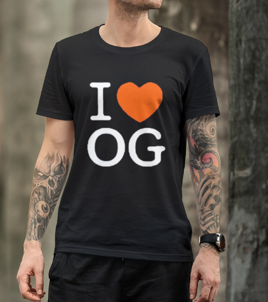 I Love OG Anunoby Orange Heart Knicks T-Shirt