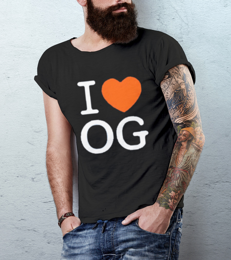 I Love OG Anunoby Orange Heart Knicks T-Shirt