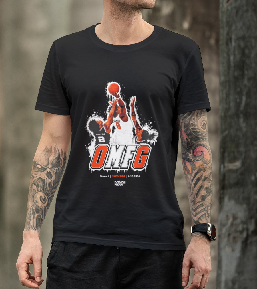 OMFG OG Anunoby New York Knicks Basketball Game 4 107 106 Knicks Now T-Shirt