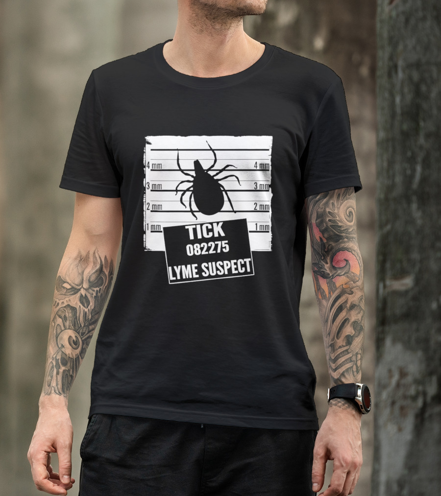 Tick 082275 Lyme Suspect Shot Insect T-Shirt