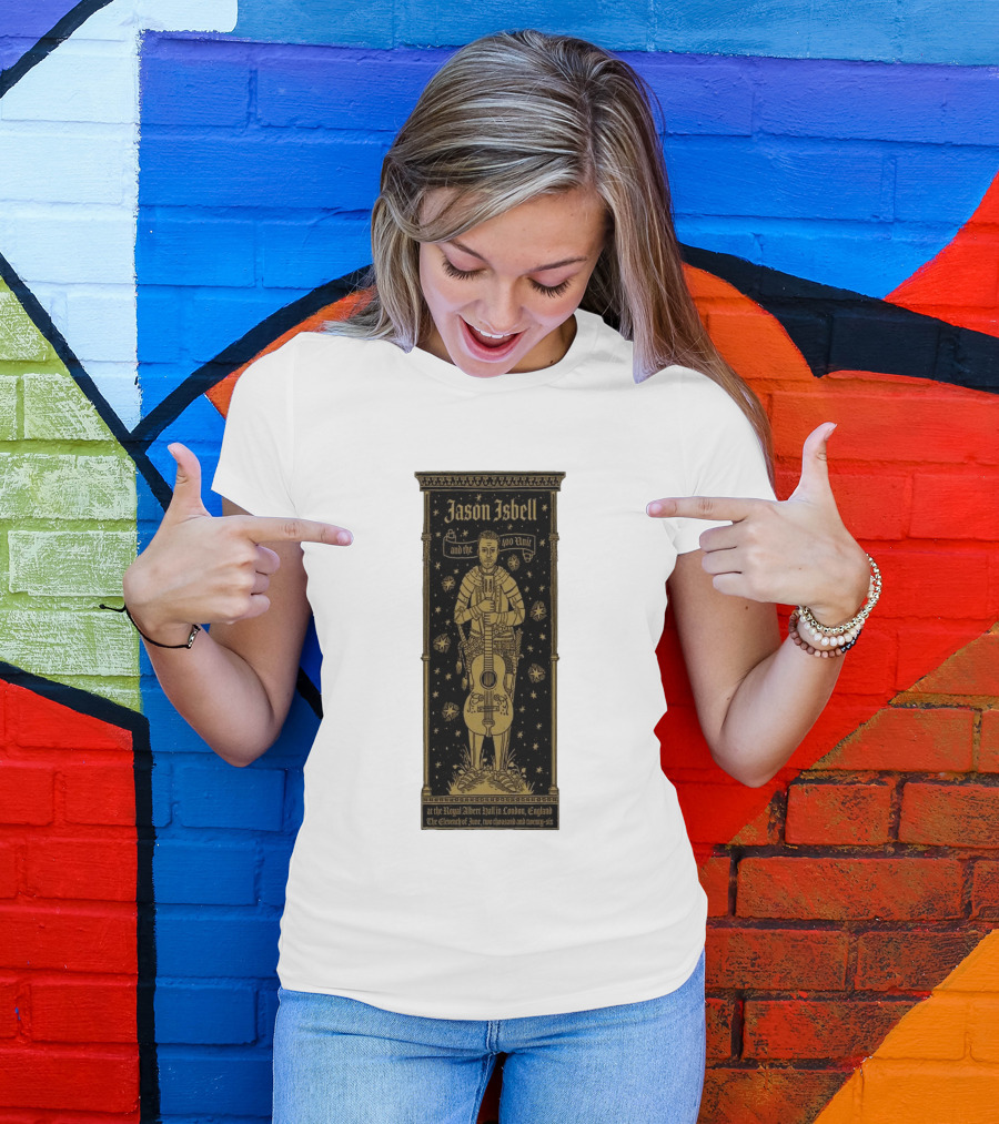 Jason Isbell And The 400 Unit Royal Albert Hall London 11th June 2026 Stars And Guitar T-Shirt