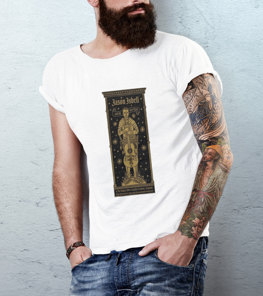 Jason Isbell And The 400 Unit Royal Albert Hall London 11th June 2026 Stars And Guitar T-Shirt
