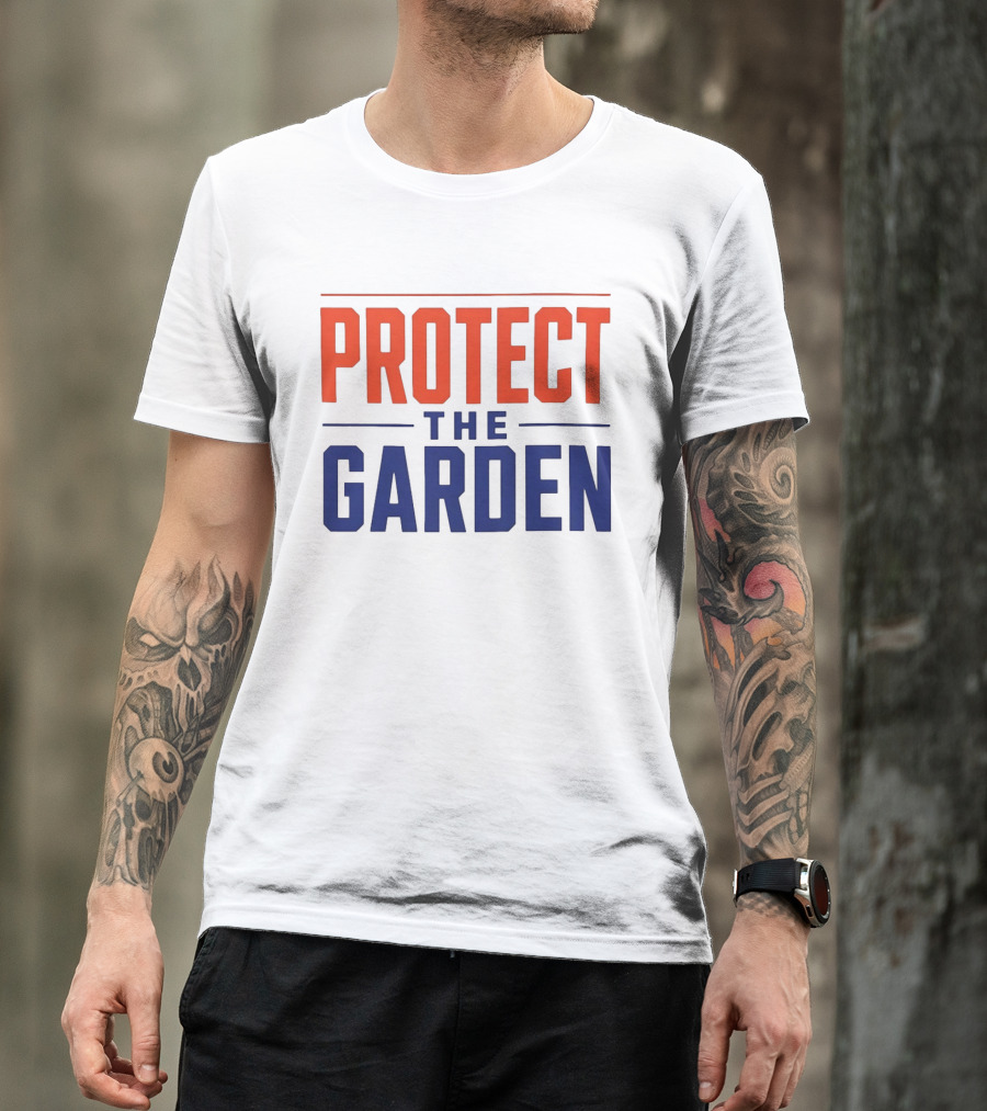 New York Knicks Protect The Garden Madison Square Basketball Team T-Shirt