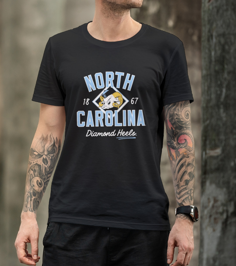 North Carolina Diamond Heels Baseball 1867 T-Shirt