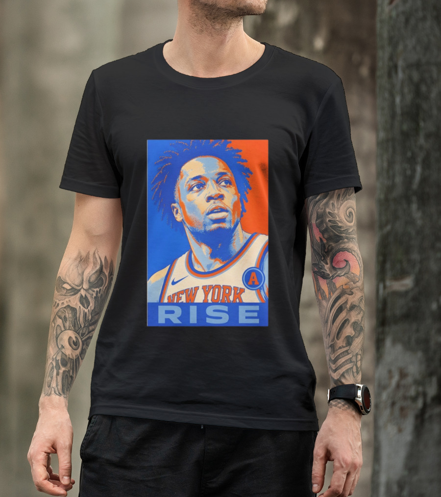 New York Knicks Rise OG Anunoby 2026 NBA Hope T-Shirt